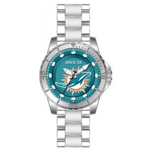 Invicta X NFL Miami Dolphins Mens Watch 48mm Stainless Steel/ Miami Blue 48087